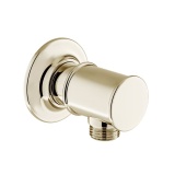 Cutout image of Booth & Co. Axbridge Nickel Shower Wall Outlet